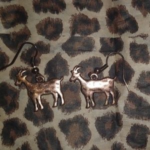 Goat earrings